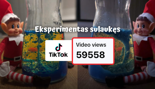 Elfo eksperimentas: burbuliuojanti magiška lava!